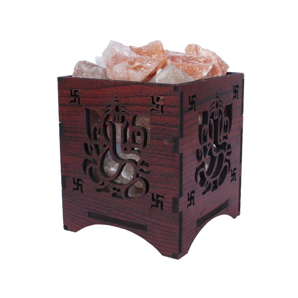 Electric Rock salt lamp Ganesh