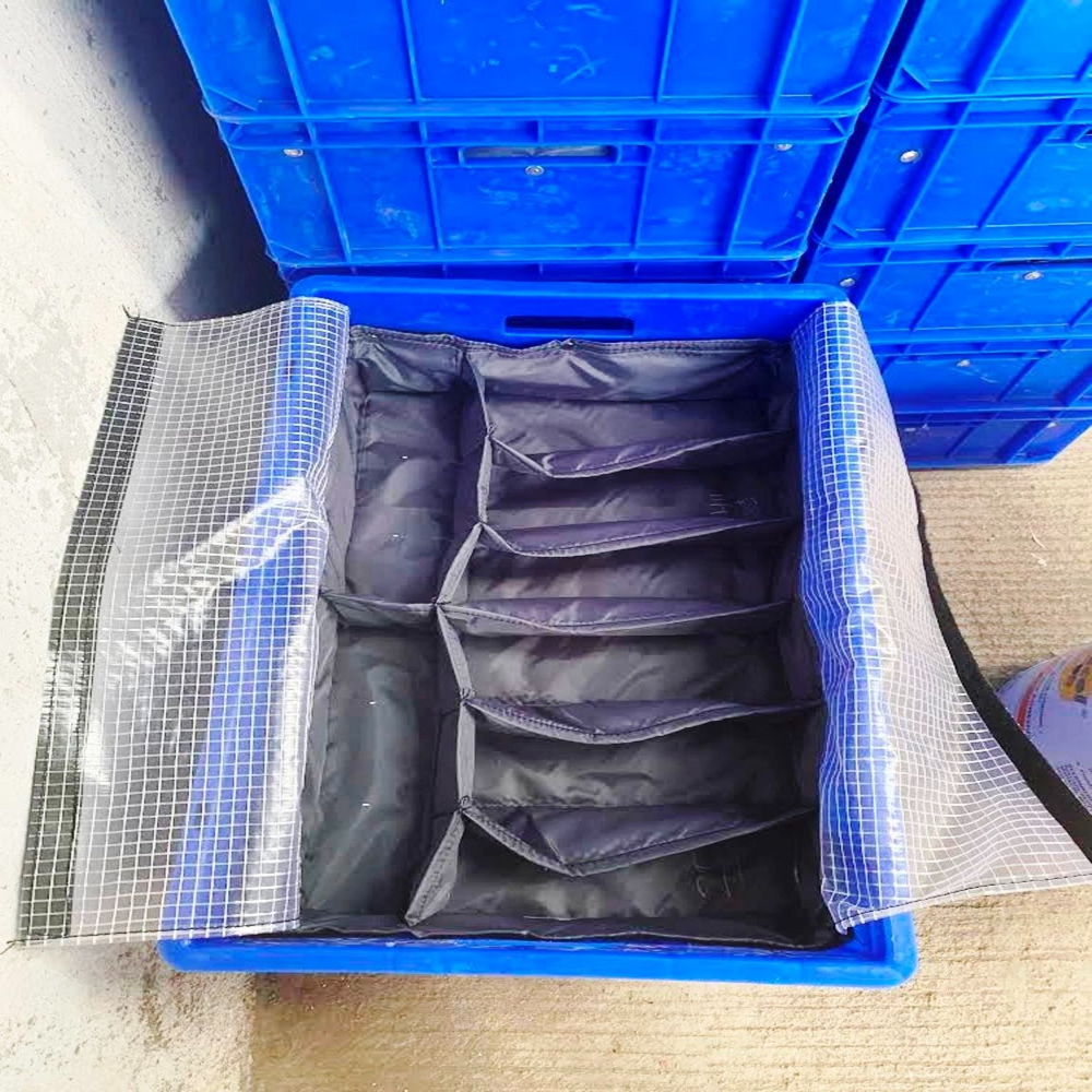 Hdpe Customize Bottle Crate - Color: Blue
