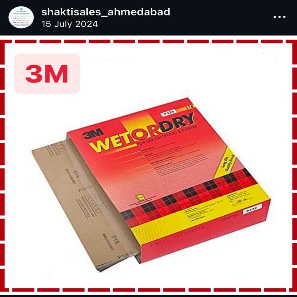 3m 518 Abrasive Paper - Hardness: Soft