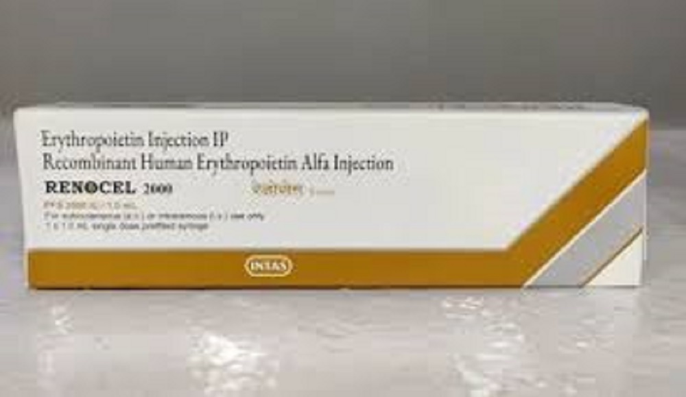 Renocel Erythropoietin 2000 Iu Injection