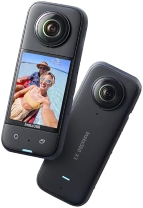Insta360 X5 Adventure 360 Action Camera - Color: Black