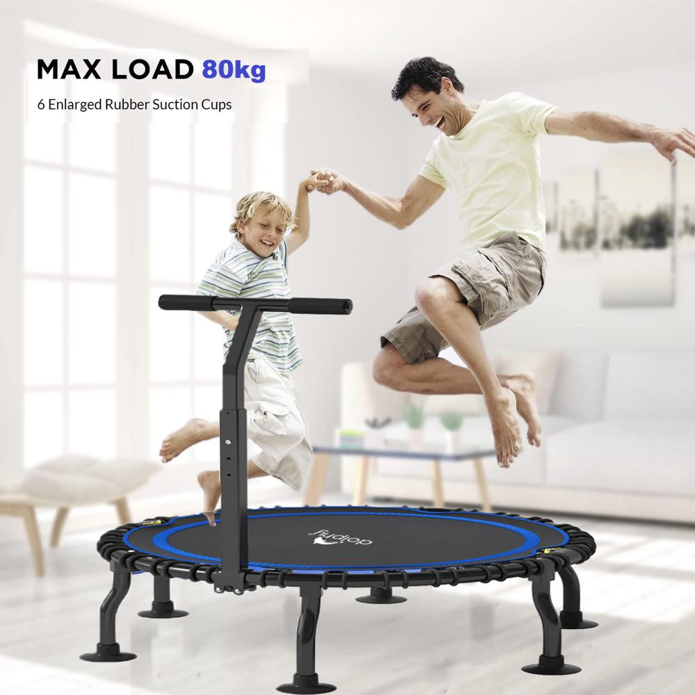 Foldable Bungee Trampoline Rebounder Exercise Jumping Cardio Trainer