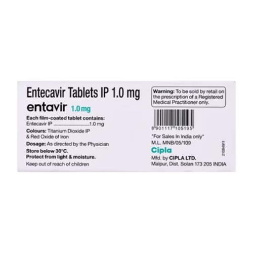 Entavir 1 mg Tablet