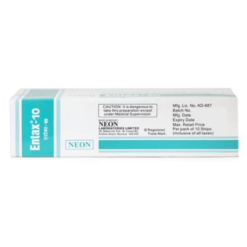 Entax 10 mg Tablet