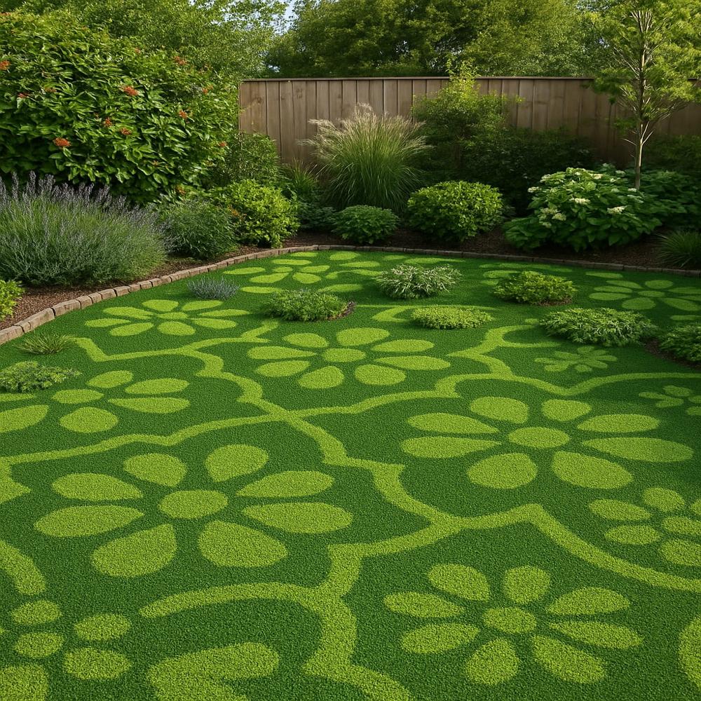 Pattern Designer Artificial Grass for Events & Commercial Installations Designer Pattern Grass Flooring for Exhibitions & Events