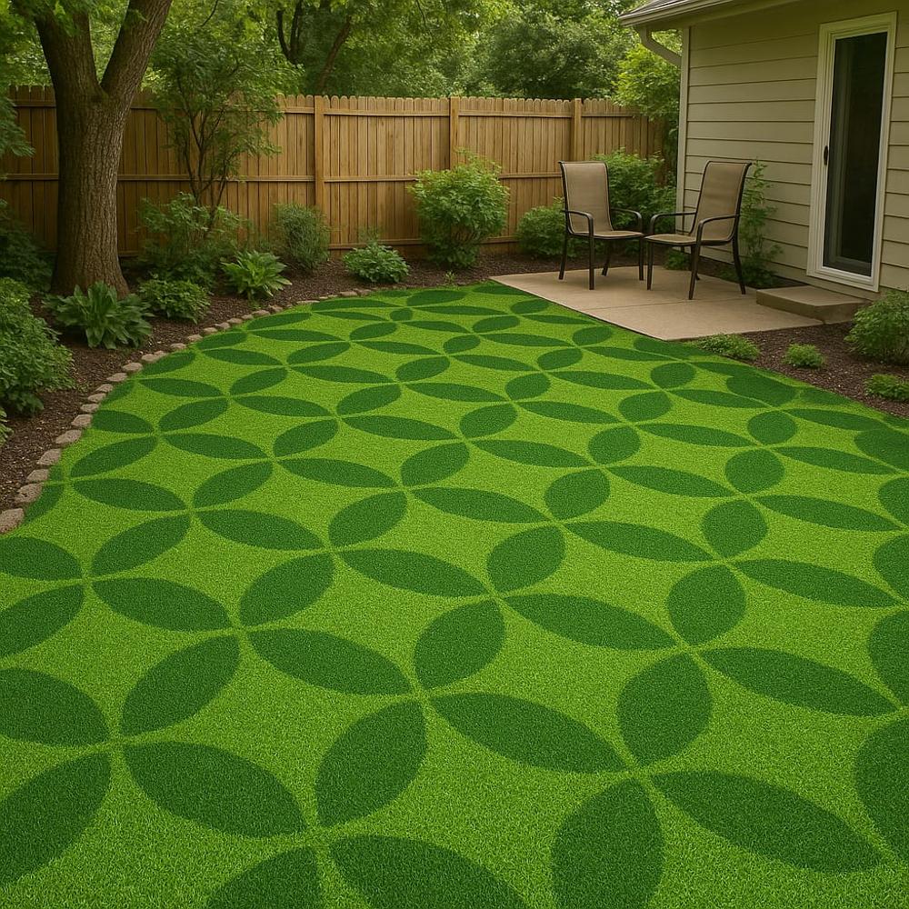 Pattern Designer Artificial Grass for Events & Commercial Installations Designer Pattern Grass Flooring for Exhibitions & Events