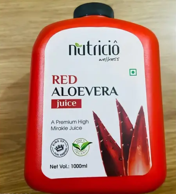 Nutricio Wellness Mirakle Red Aloe Vera Juice 1000Ml Pack Of 1 Skin Rejuvenator & Immunity Support Wellness Drink - Age Group: Suitable For All Ages