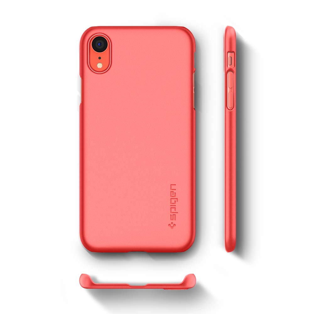 Spigen Cover Case For Iphone Xr- Coral - Body Material: Tpu And Polycarbonate