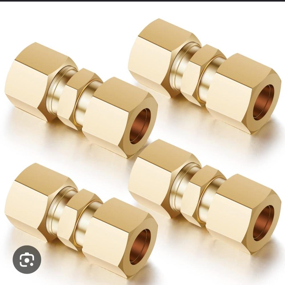 Brass Compression Fitting - Material: Steel