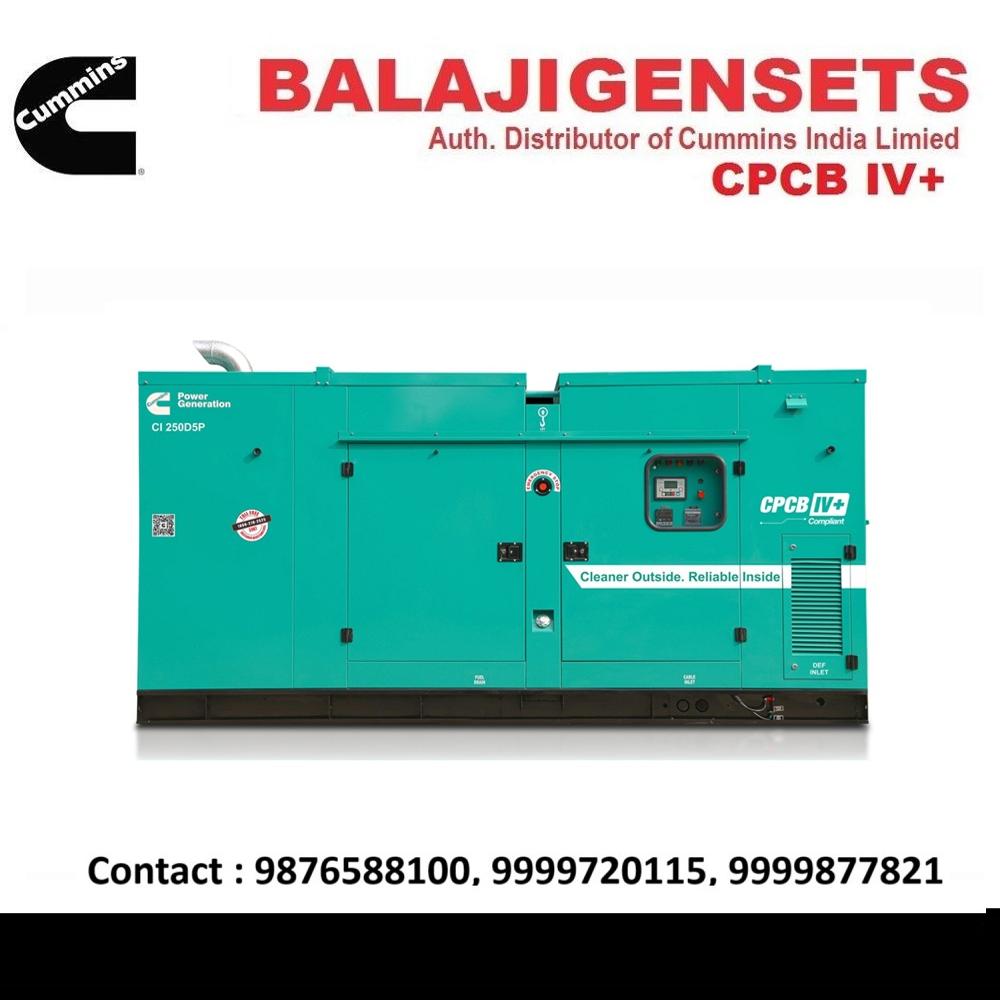250 kva Cummins Silent Diesel Generator & DG Sets