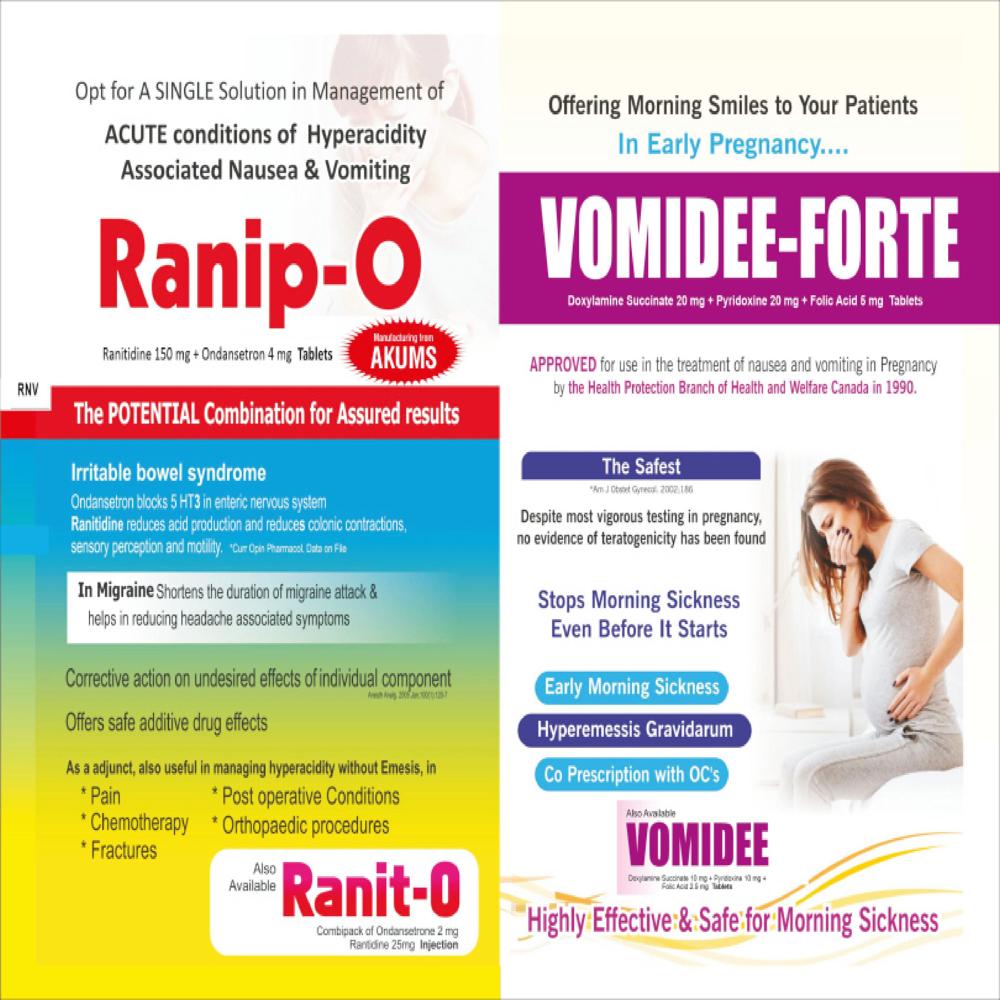 Ranitidine Ondansetrone Tablet - Suitable For: Adults