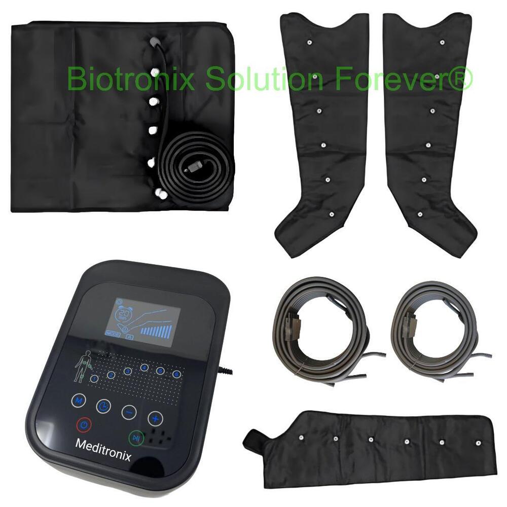 Full Body Air Compression Therapy System with Leg, Waist & Arm Sleeves