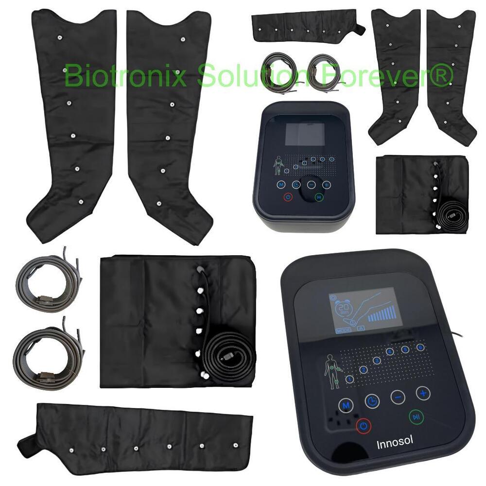 Full Body Air Compression Therapy System with Leg, Waist & Arm Sleeves