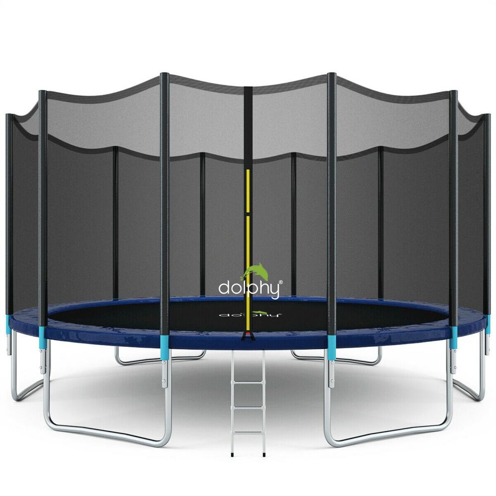 Dolphy 16 ft Jumping Trampoline with Enclosure net