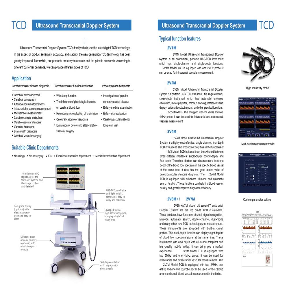 Ultrasound Trans Cranial Doppler (TCD) Pushed By Lydia HuHuang