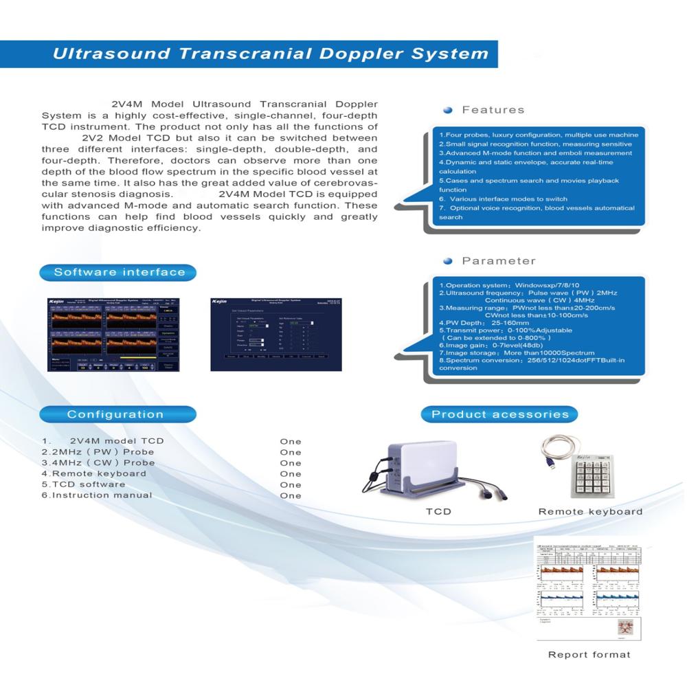 Ultrasound Trans Cranial Doppler (TCD) Pushed By Lydia HuHuang