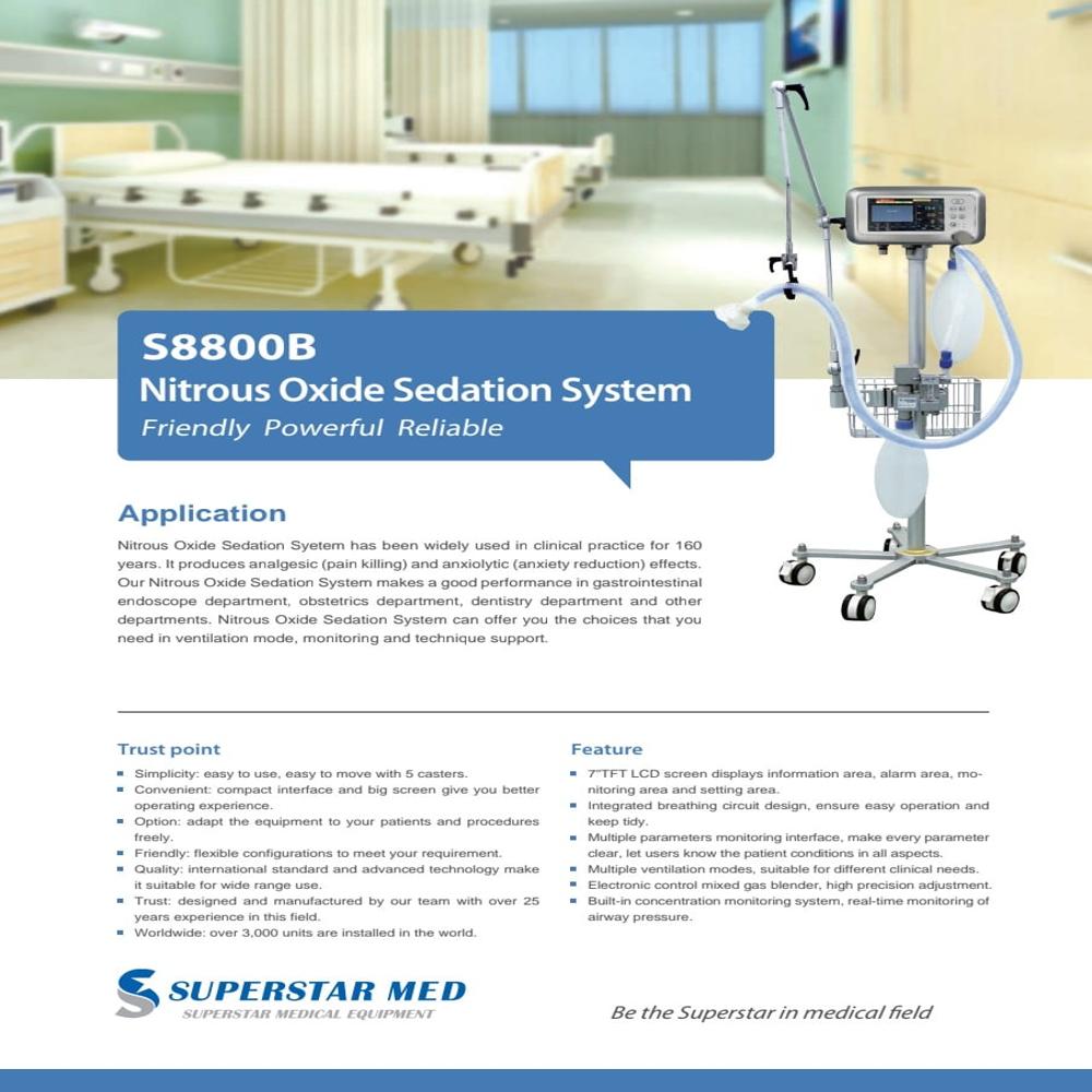 Nitrus Oxide (N2O) Sedation Machine