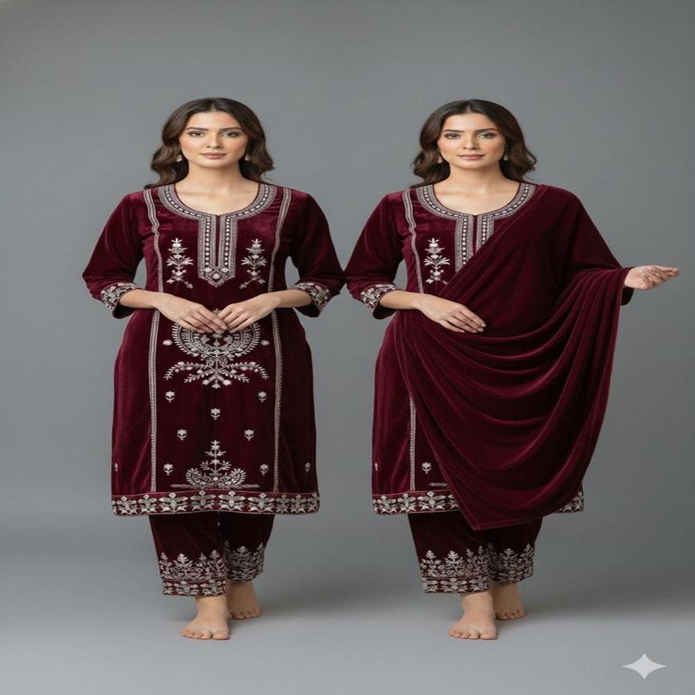 Ladies Kurta Set - Color: Multicolor