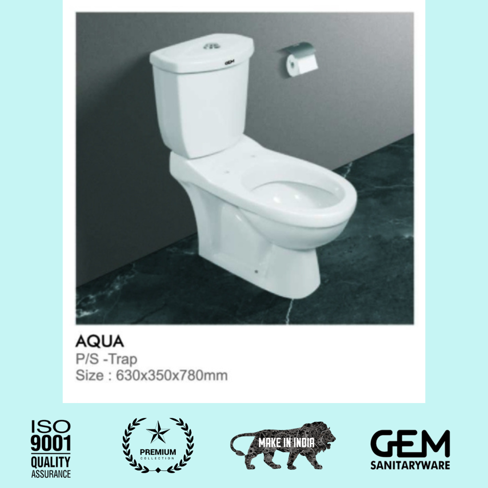 AQUA Two Piece Water Closet