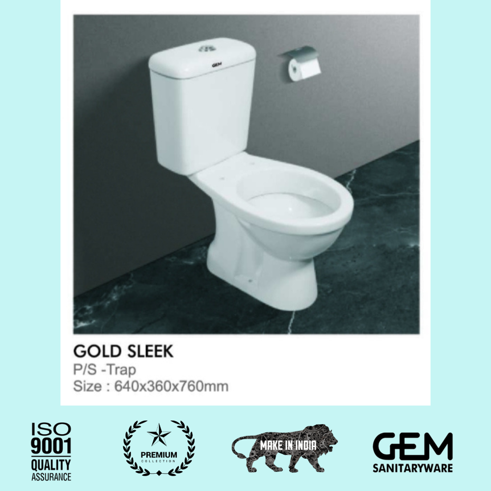 GOLD SLEEK Two Piece Water Closet