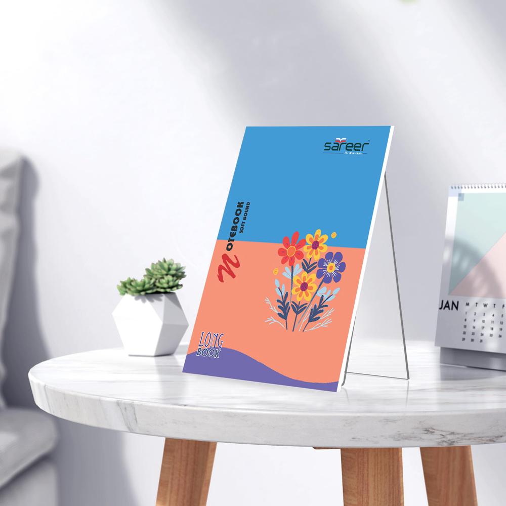 76 Pages Double Line Note Book - Binding: Stapler