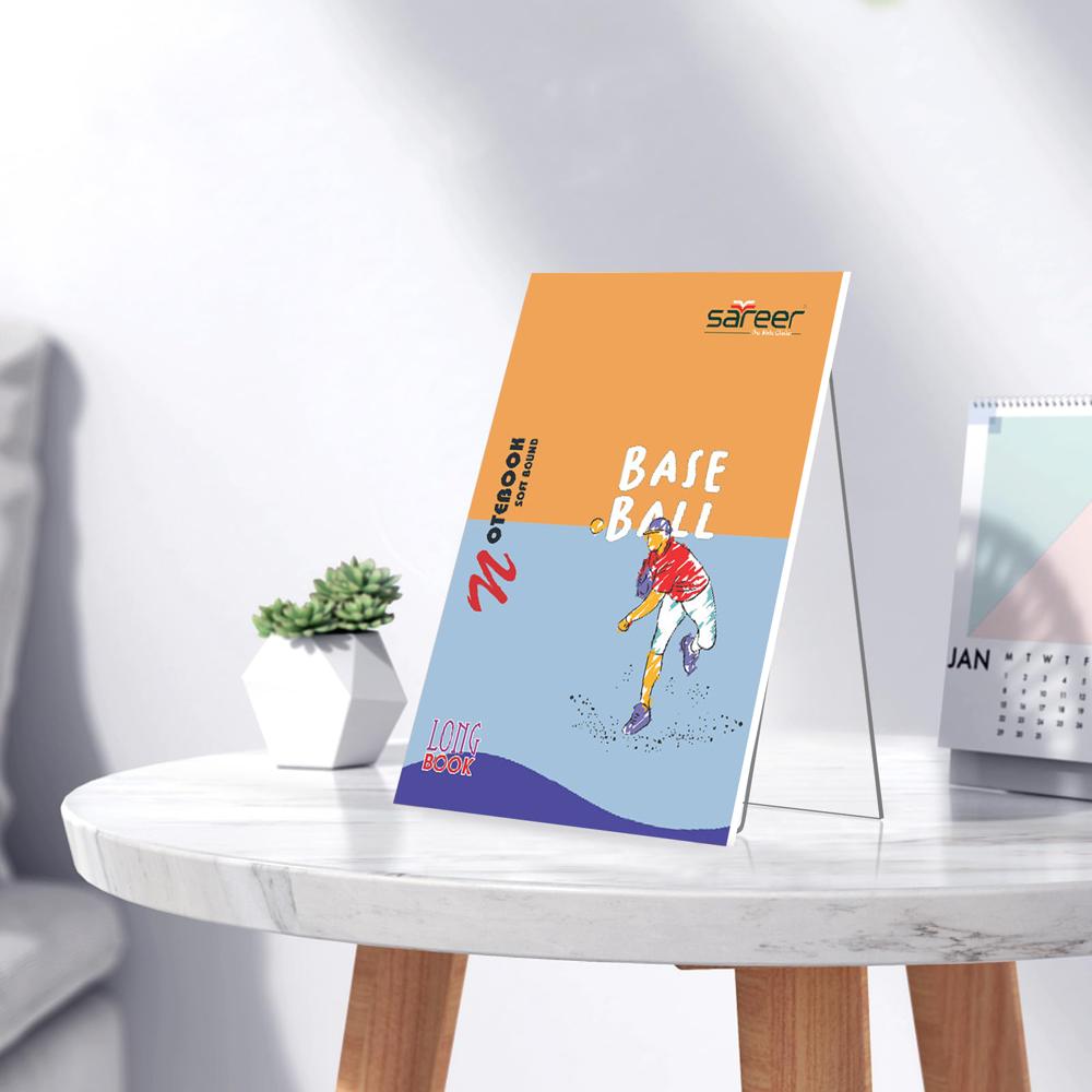 76 Pages Four Lines Note Book - Binding: Stapler