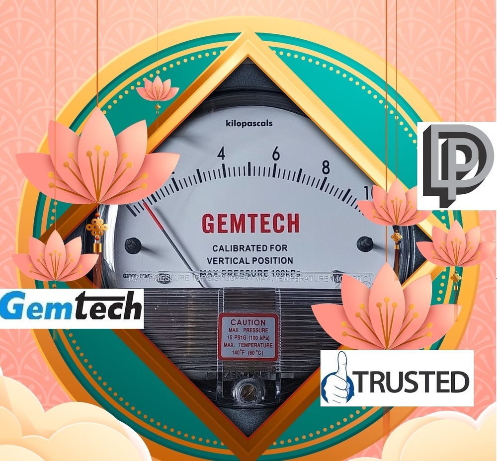 VAMOGANIC INDUSTRIAL AREA UTTAR PRADESH 244223 - GEMTECH I DIFFERENTIAL PRESSURE GAUGE