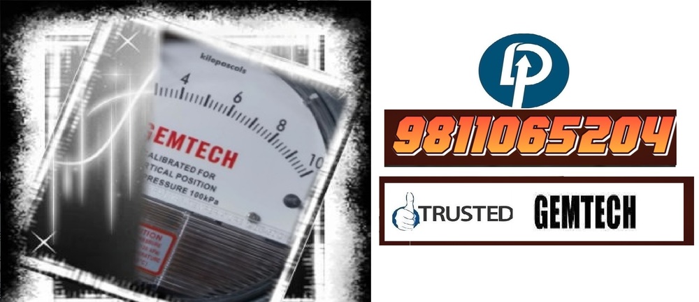 VAMOGANIC INDUSTRIAL AREA UTTAR PRADESH 244223 - GEMTECH I DIFFERENTIAL PRESSURE GAUGE