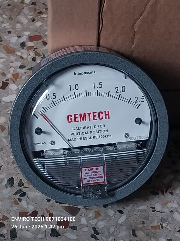 GEMTECH DIFFERENTIAL PRESSURE GAUGE FROM Solaris Industrial Estate MAHARASHTRA MUMBAI