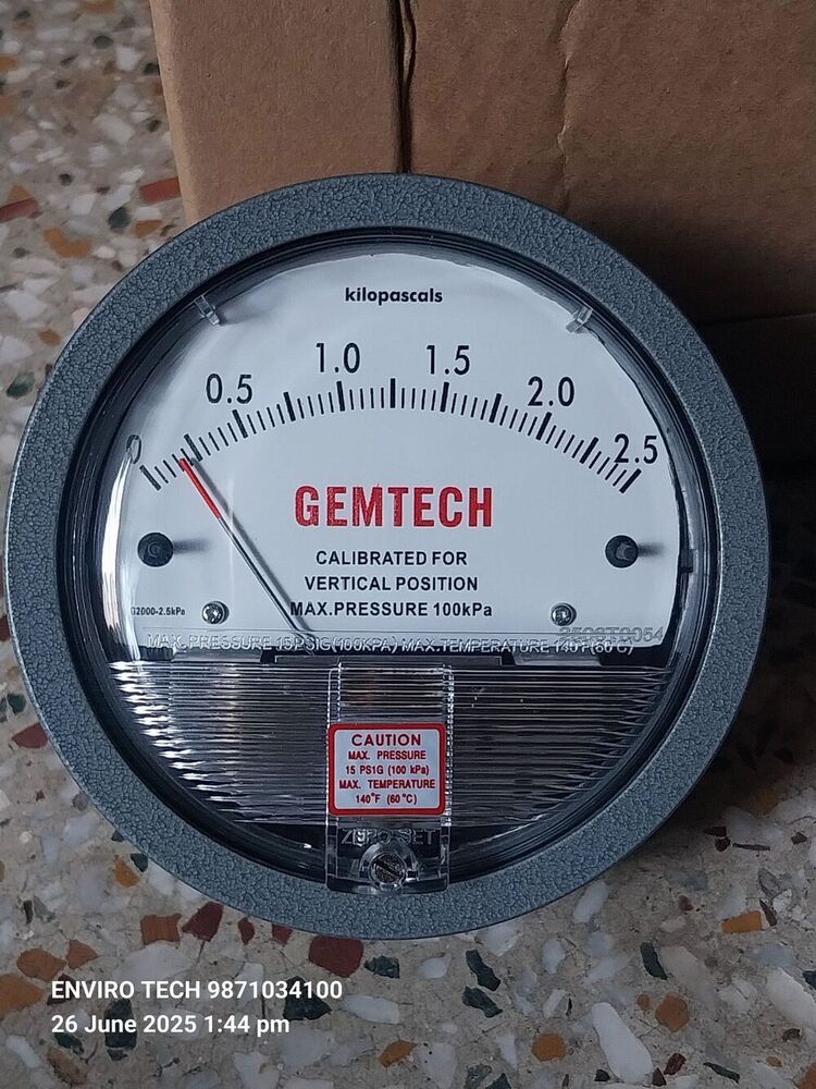 GEMTECH DIFFERENTIAL PRESSURE GAUGE FROM Solaris Industrial Estate MAHARASHTRA MUMBAI