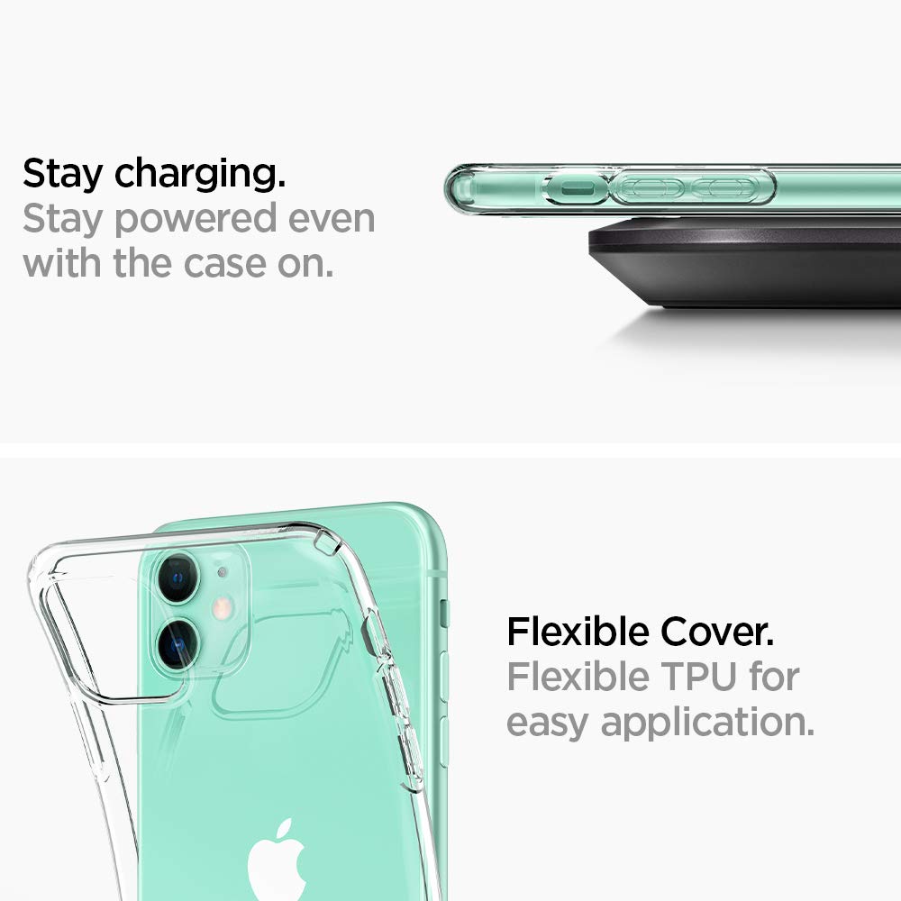 Spigen Cover Case For iPhone 11- Crystal Clear