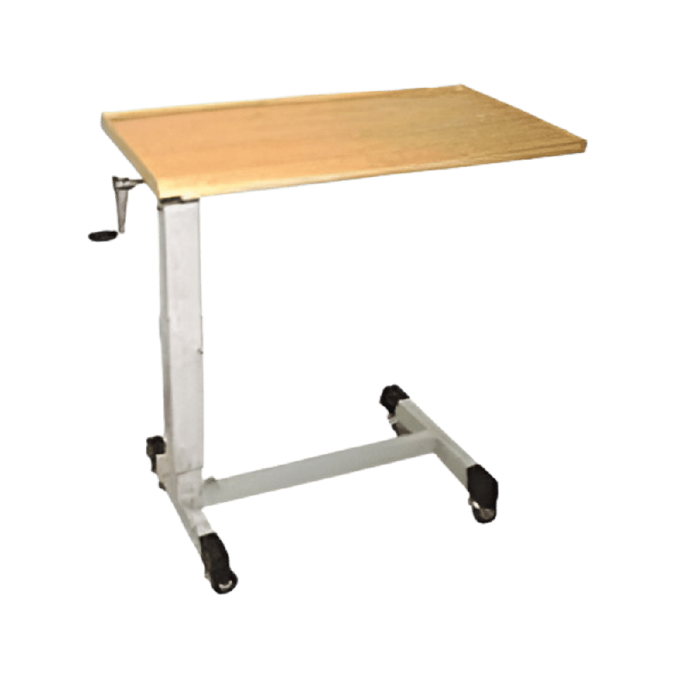 Over Bed Table Gear Type - Application: Hospital