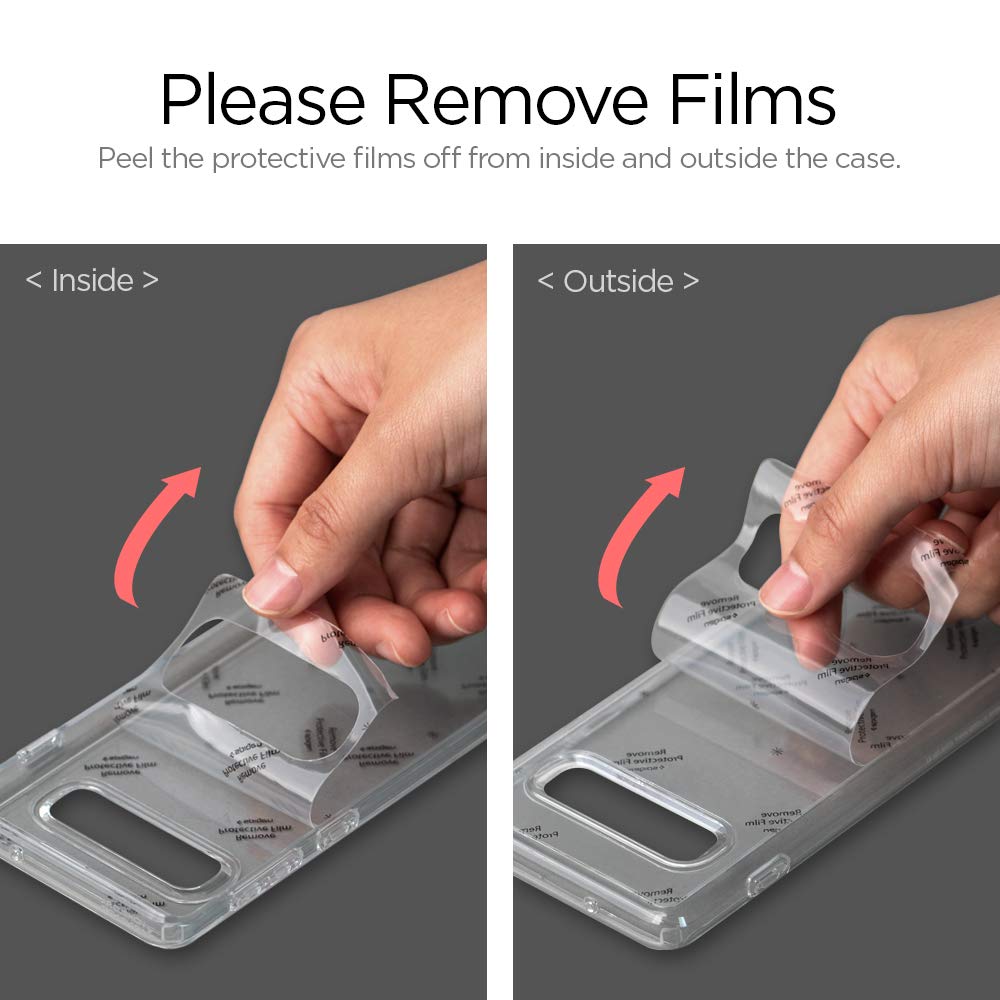 Spigen Cover Case for Samsung Galaxy S10- Crystal Clear