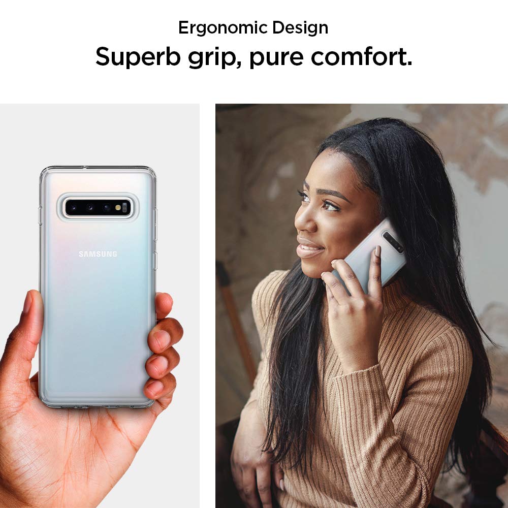 Spigen Cover Case for Samsung Galaxy S10- Crystal Clear