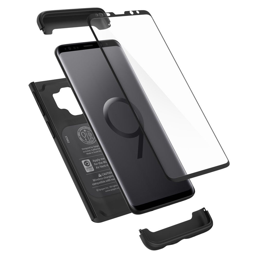 Spigen 360 For Samsung Galaxy S9 Case- Black - Body Material: Polycarbonate