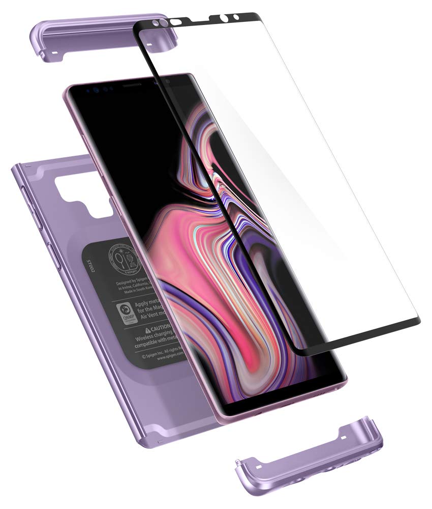 Spigen 360 Case For Samsung Galaxy Note 9 Case- Lavender - Body Material: Polycarbonate