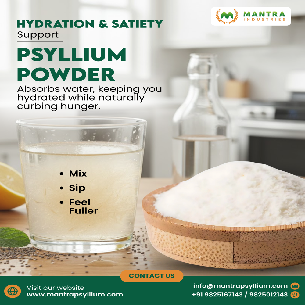 99% Pure Psyllium Husk Powder