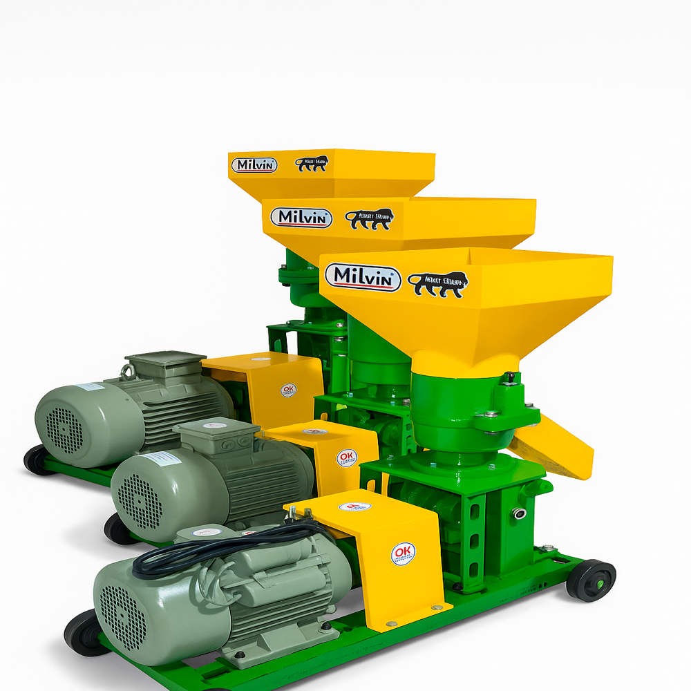 milvin agro machinery animal feed making machine
