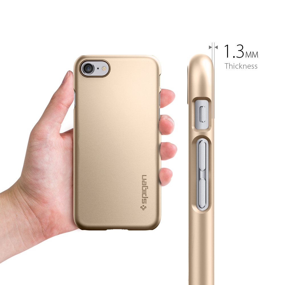Spigen Case For iPhone SE/8/7- Champagne Gold