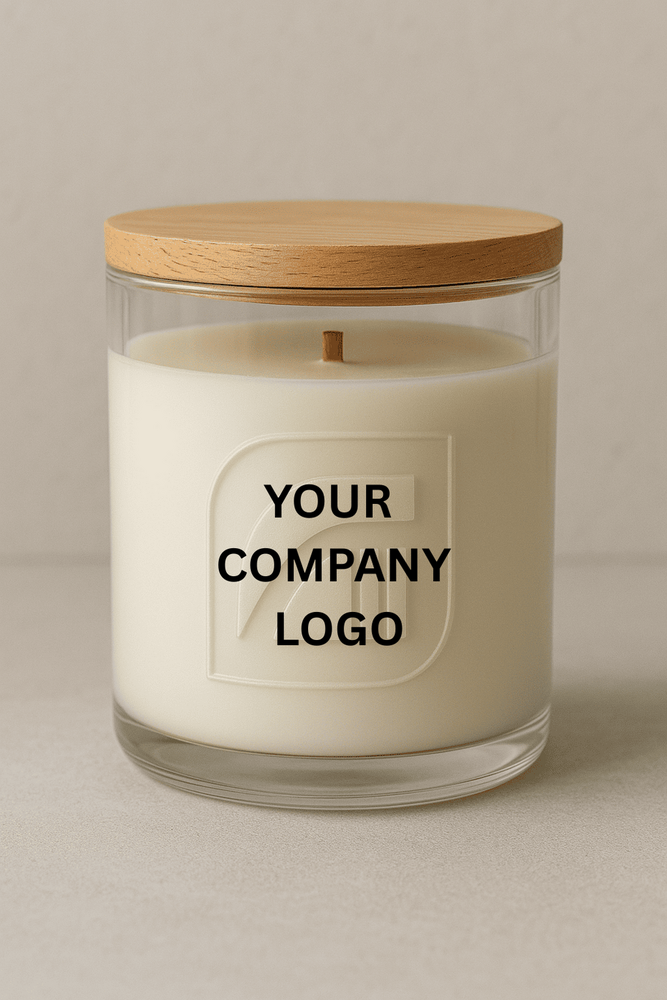Mural Candle Jar With Company Logos