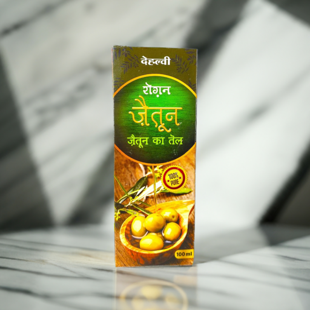 Dehlvi Roghan Zaitoon Olive Oil 100ml - Direction: As Directed By Your Healthcare Provider.