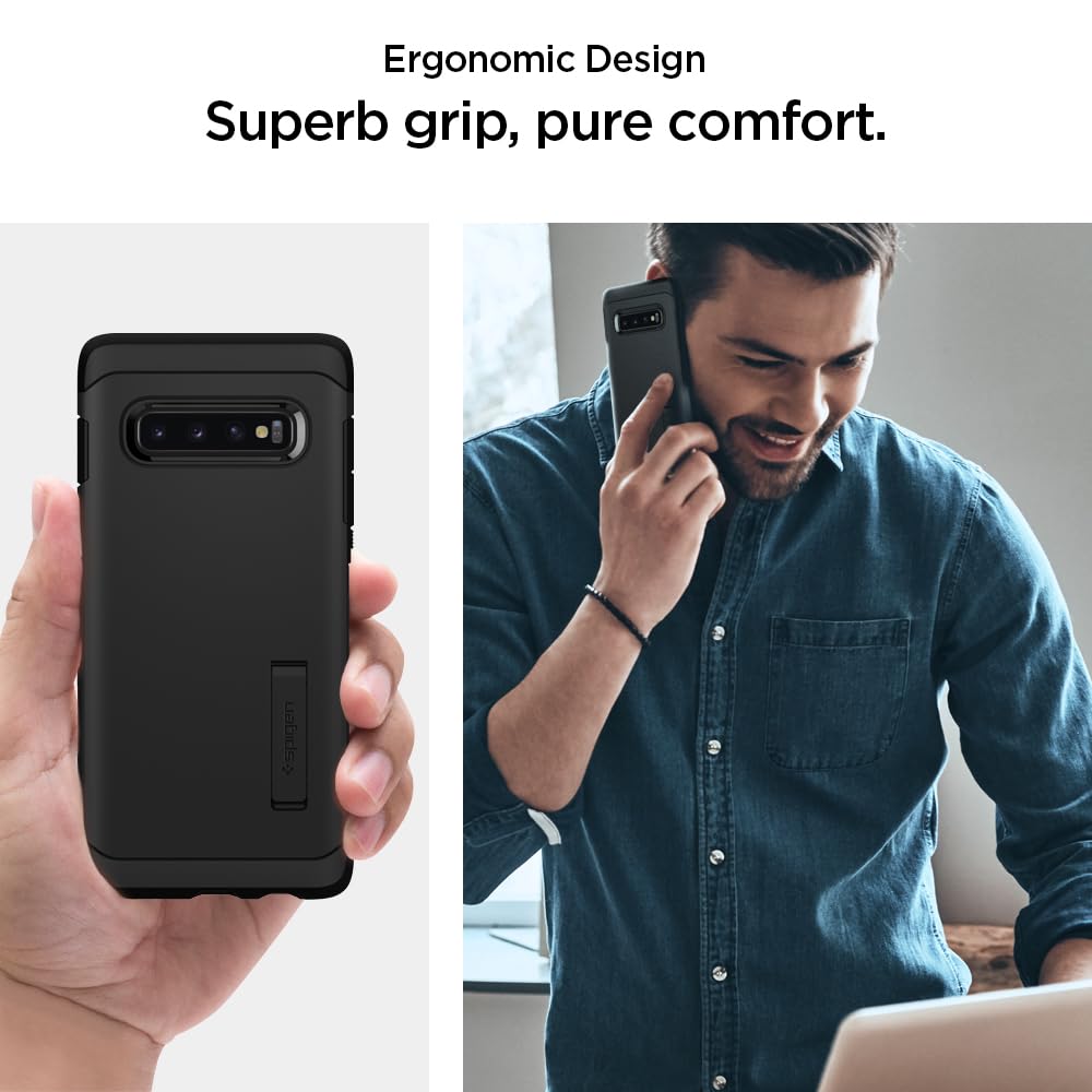 Spigen Case for Samsung Galaxy S10+- Black