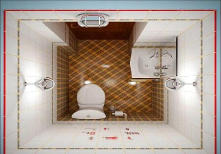 Attached Toilet - Color: White