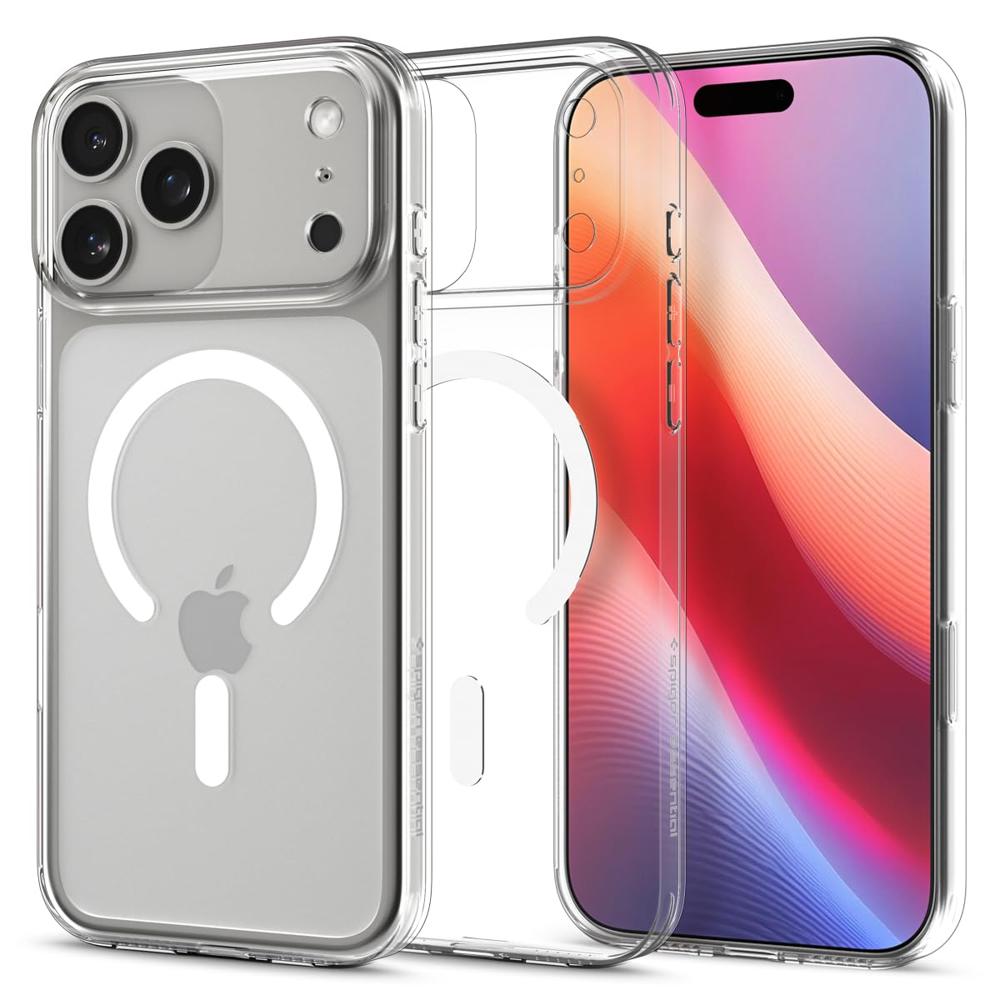 Spigen Cover Case For Iphone 17 Pro- Clear White - Body Material: Polycarbonate