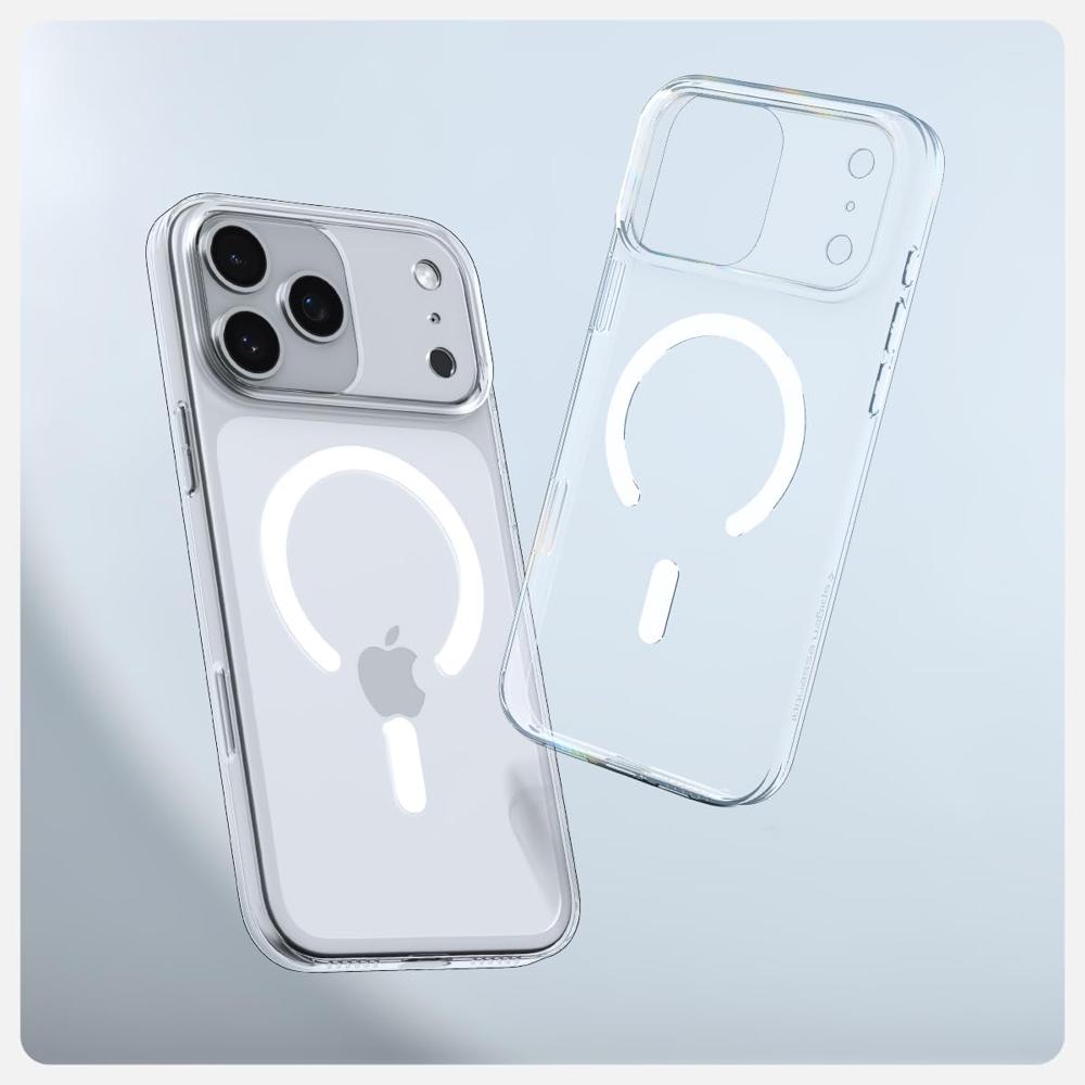 Spigen Cover Case For Iphone 17 Pro- Clear White - Body Material: Polycarbonate