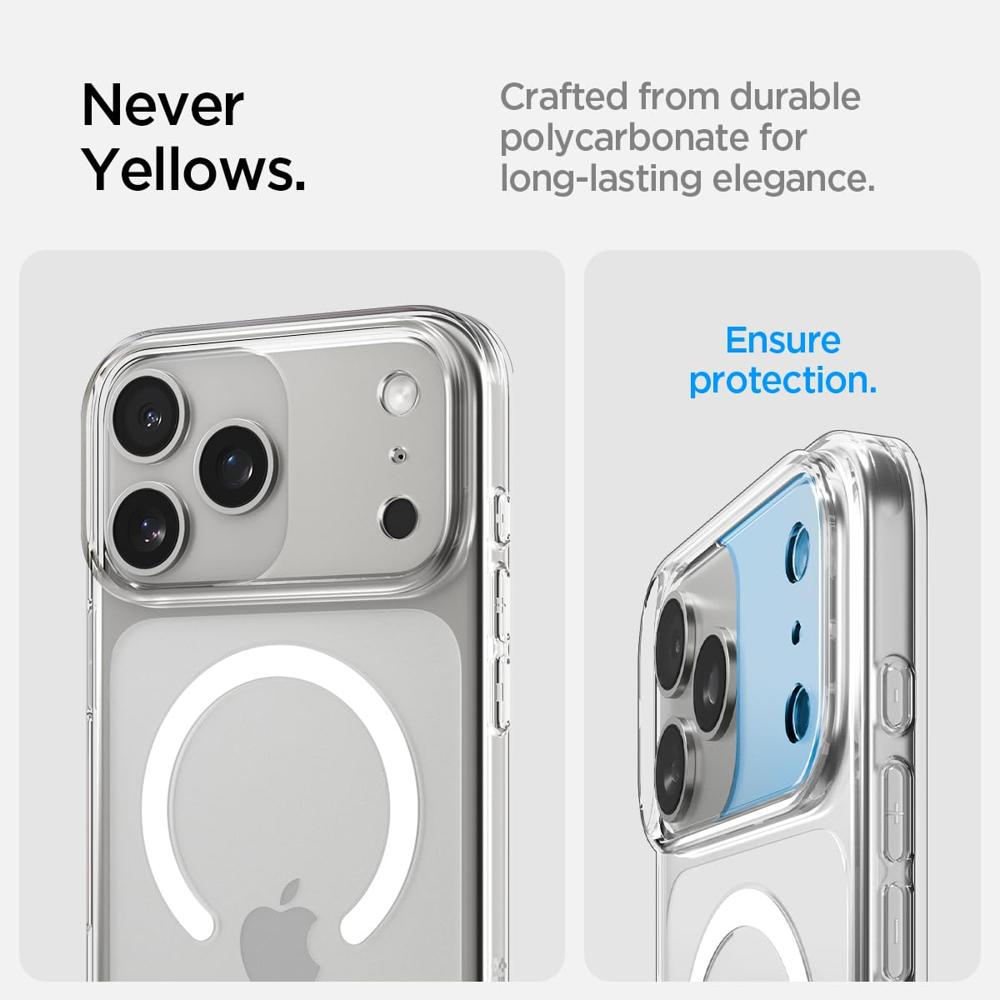 Spigen Cover Case For iPhone 17 Pro- Clear White