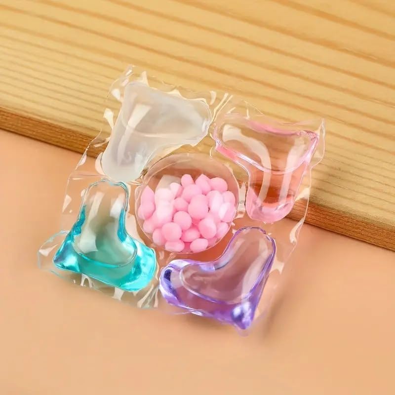 5 In 1 Laundry Liquid Detergent Cleaning Tablets Pods - Color: Multicolor