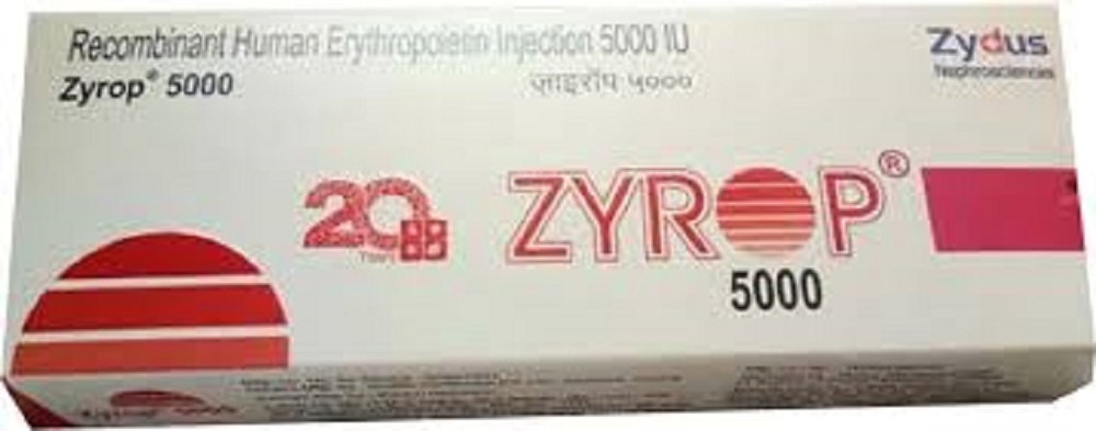 Zyrop Erythropoietin 5000 Iu Injection