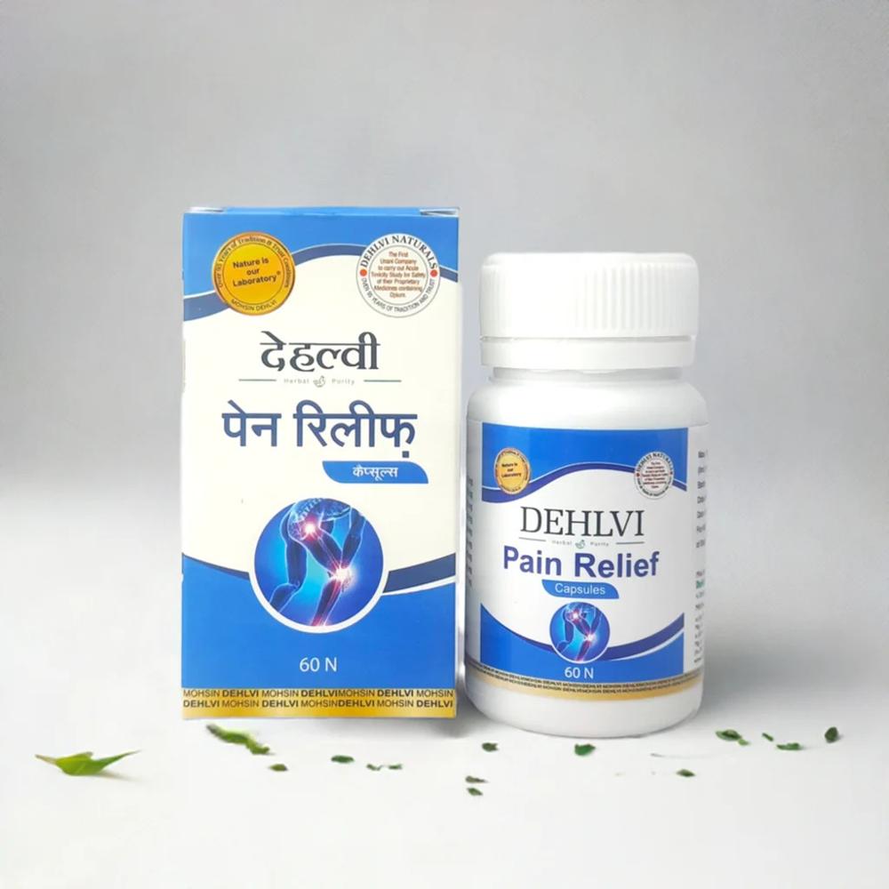 Dehlvi Pain Relief 60 Capsules - Age Group: For Adults
