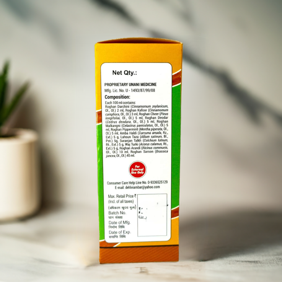 Dehlvi Ostopain Massage Oil 100ml